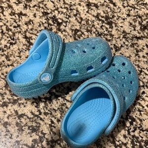Kids Glitter Mermaid color Crocs